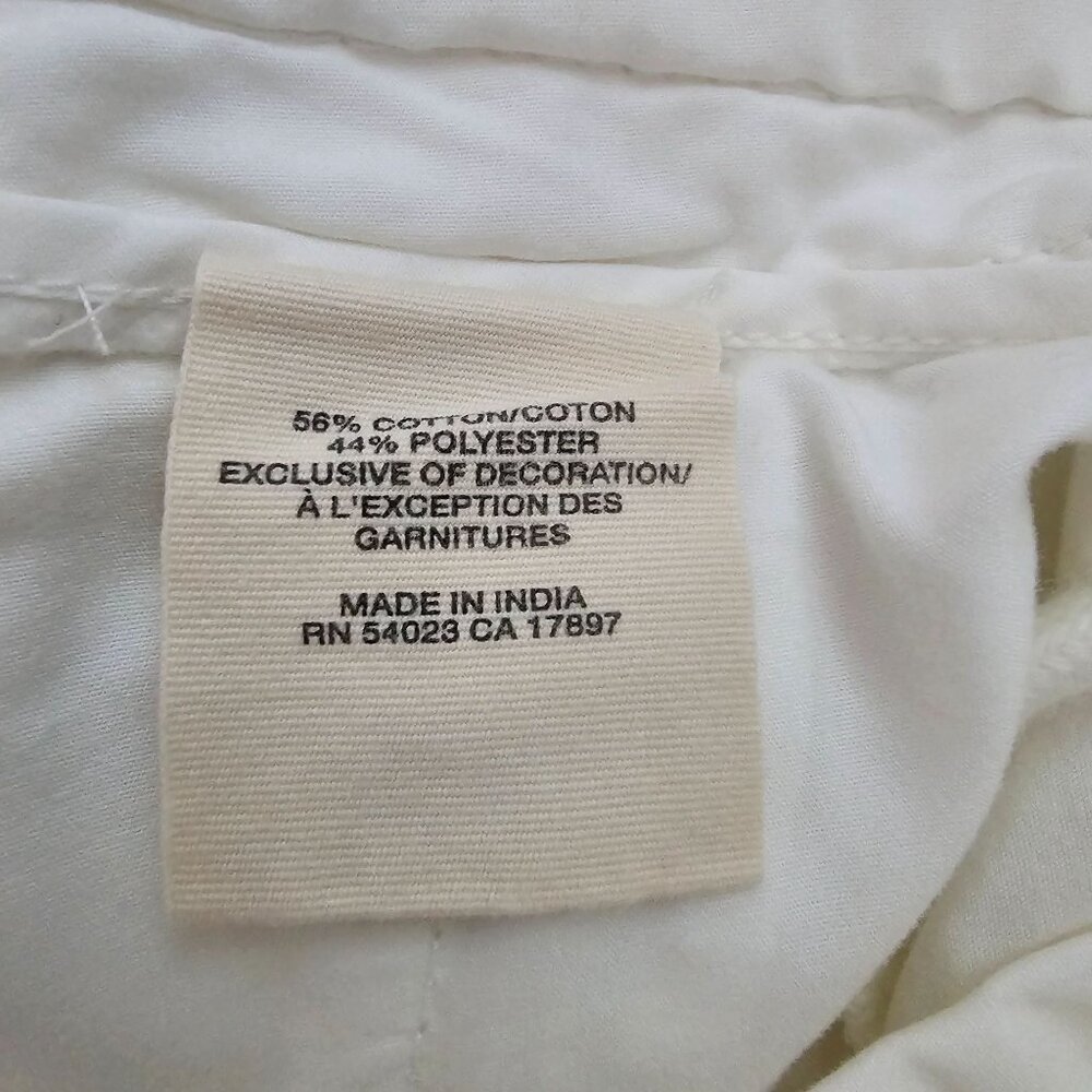 GAP Women's White 469532 Zippered Pockets Board Shorts Size 6 - Picture 7 of 12